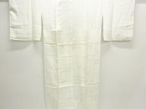 流水に菊模様織出し単衣長襦袢